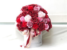 Load image into Gallery viewer, Everlasting Soap Flower Box To You- 66 Roses (Red Pink Theme)