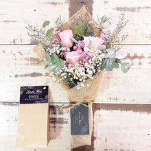 Load image into Gallery viewer, Signature Bouquet To You ( Roses in Pink Eucalyptus Design)