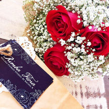 Load image into Gallery viewer, Signature Bouquet To You (Roses Red Baby Breath Design)