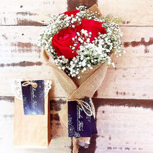 Load image into Gallery viewer, Signature Bouquet To You (Roses Red Baby Breath Design)