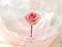 Load image into Gallery viewer, Preserved Flowers Ballon To You (1 Rose Pink Design)