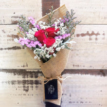 Load image into Gallery viewer, Signature Bouquet To You (Roses Red Silver Leaf Design)