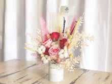 Load image into Gallery viewer, Preserved Flowers To You (Preserved Roses, Cotton Flower, Pampas, Ruscus, Wheat, Bunny Tail)