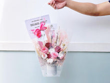 Load image into Gallery viewer, Preserved Flowers To You (Preserved Roses, Cotton Flower, Pampas, Ruscus, Wheat, Bunny Tail)