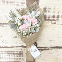 Load image into Gallery viewer, Signature Bouquet To You (Carnation Lady Pink Silver Leaf Design)