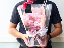 Load image into Gallery viewer, Everlasting Soap Flower Bouquet To You- 18 Flower Mix (Pastel Pink)