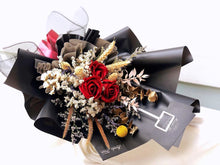 Load image into Gallery viewer, Everlasting Soap Flower Bouquet To You- 3 Roses (Red Roses Design)