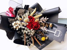 Load image into Gallery viewer, Everlasting Soap Flower Bouquet To You- 3 Roses (Red Roses Design)