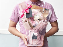 Load image into Gallery viewer, Everlasting Soap Flower Bouquet To You- 18 Flower Mix (Pink)