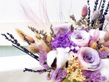 Load image into Gallery viewer, Preserved Flowers Vase To You (3 Roses + Hydrangea Design Tri-Color)