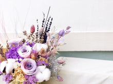 Load image into Gallery viewer, Preserved Flowers Vase To You (3 Roses + Hydrangea Design Tri-Color)