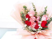 Load image into Gallery viewer, Prestige Wrap Roses To You (Red Pink Roses Pink Wrap)