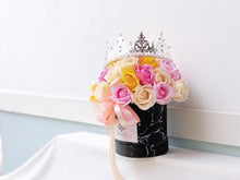 Load image into Gallery viewer, Everlasting Soap Flower Box To You- 33 Roses (Champagne Pink Theme)