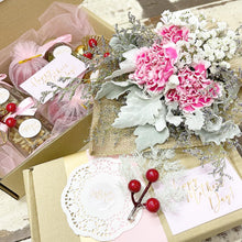 Load image into Gallery viewer, Signature Bouquet To You (Carnation Maria Pink Silver Leaf Design)