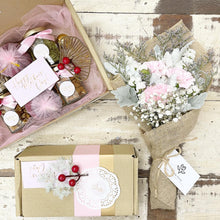 Load image into Gallery viewer, Signature Bouquet To You (Carnation Lady Pink Silver Leaf Design)