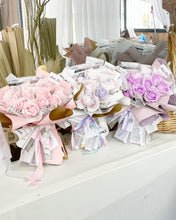 Load image into Gallery viewer, NEW WRAP***Everlasting Soap Roses Bouquet To You - Style of 12 Roses Fragrance Scent-12 Sweet Aurora