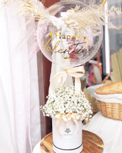 Load image into Gallery viewer, Hat Box Gypsophila To You Exclusive Design Balloon