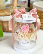 Load image into Gallery viewer, Flower Box To You (Preserved Flowers Roses Soft Pink, Hydrangea White & Assorted Dried Flowers Collection)