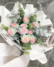 Load image into Gallery viewer, Prestige Bouquet To You (Mermaid Roses Silver Leaf Design)(Small 3 Roses)