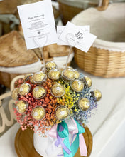 Load image into Gallery viewer, Hot Air Ballon To You ( Rainbow Baby Breath & Feraro Rocher Design)