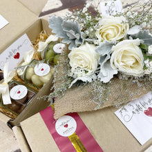 Load image into Gallery viewer, Signature Bouquet To You (Roses White Silver Leaf Design)