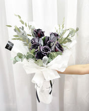 Load image into Gallery viewer, Prestige Bouquet To You (Galaxy Roses Eucalyptus Green Design)(Small 3 Roses)