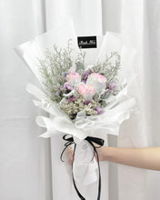 Load image into Gallery viewer, Prestige Bouquet To You (Mermaid Roses Silver Leaf Design)(Small 3 Roses)