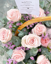Load image into Gallery viewer, Extravagant Fruit Flower Basket To You (Soft Pastel Pink Color Design )