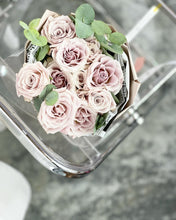 Load image into Gallery viewer, Russian Wrap Bouquet To You (Roses Menta & Eucalyptus Design) (Small 6 Roses)