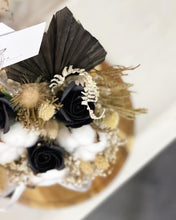 Load image into Gallery viewer, Hot Air Ballon You (Everlasting Soap Flowers Black Gold Design)