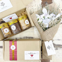 Load image into Gallery viewer, Signature Bouquet To You (Carnation Lilac Blue Silver Leaf Design)