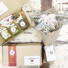 Load image into Gallery viewer, Exclusive Signature Bouquet To You (Quicksand Roses Silver Leaf Design)