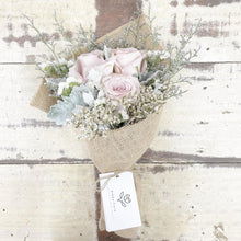 Load image into Gallery viewer, Exclusive Signature Bouquet To You (Quicksand Roses Silver Leaf Design)
