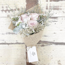 Load image into Gallery viewer, Exclusive Signature Bouquet To You (Quicksand Roses Silver Leaf Design)
