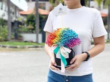Load image into Gallery viewer, Flower Box To You (Rainbow Baby Breath Design)