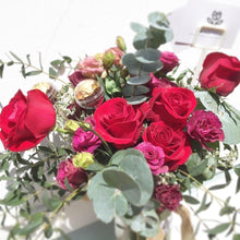 Load image into Gallery viewer, Flower Jar To You (Red Roses & Feraro Rocher Design)