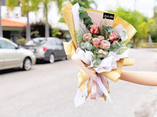 Load image into Gallery viewer, Prestige Bouquet To You (Cappuccino Eucalyptus Design Kraft Wrap Design)
