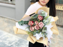 Load image into Gallery viewer, Prestige Bouquet To You (Cappuccino Eucalyptus Design Kraft Wrap Design)
