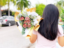 Load image into Gallery viewer, Prestige Bouquet To You (Cappuccino Eucalyptus Design Kraft Wrap Design)