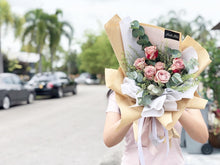Load image into Gallery viewer, Prestige Bouquet To You (Cappuccino Eucalyptus Design Kraft Wrap Design)