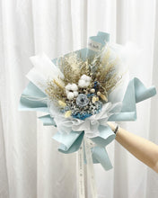 Load image into Gallery viewer, Prestige Wrap Preserved Roses To You (Flowers of Roses Blue Tone Blue Design)