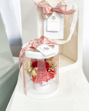 Load image into Gallery viewer, Preserved Flower Box To You Roses (1 Red Roses & Hydrangea Design)