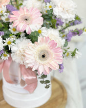 Load image into Gallery viewer, Flower Box To You (Daisy, Carnations Pastel White Design)