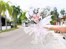 Load image into Gallery viewer, Prestige Bouquet To You (Pink Roses Eucalyptus Style Wrap Design)