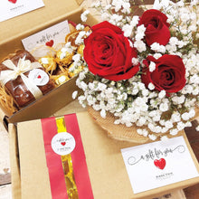 Load image into Gallery viewer, Signature Bouquet To You (Roses Red Baby Breath Design)