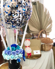 Load image into Gallery viewer, Everlasting Soap Flower Box To You - 33 Roses (Ombre Blue Design)