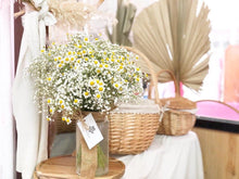 Load image into Gallery viewer, Flower Jar To You (Chamomile Baby Breath Jar Design)