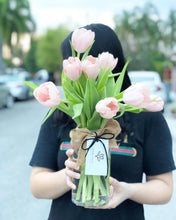 Load image into Gallery viewer, Flower Jar To You (Tulip Apricot Jar Design)