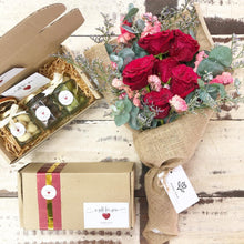 Load image into Gallery viewer, Signature Bouquet To You (Roses Red Eucalyptus Design)