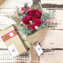 Load image into Gallery viewer, Signature Bouquet To You (Roses Red Eucalyptus Design)